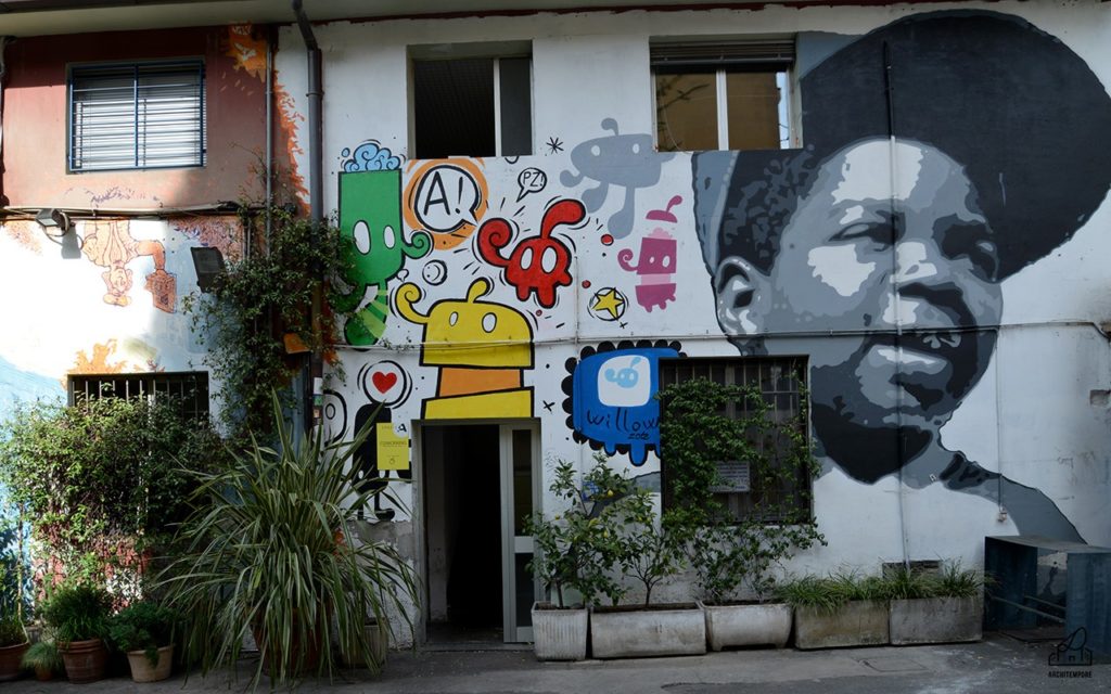 street art al Frida locale Isola Milano