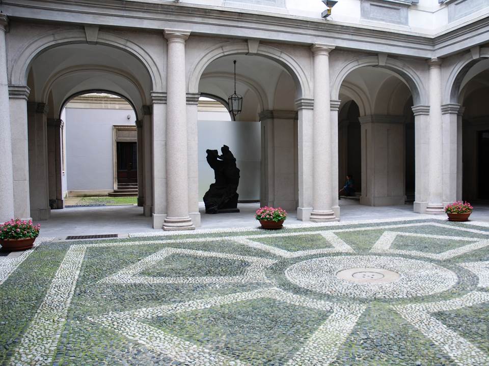 cortile interno del Palazzo Moriggia