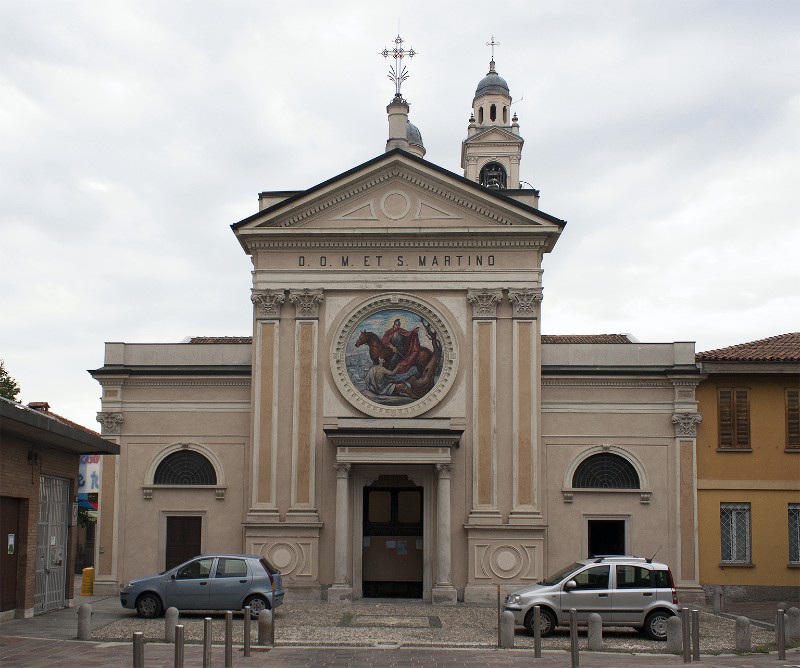 La chiesa San Martino nel quartiere Villapizzone