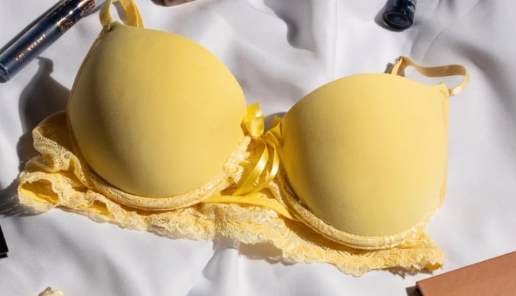 Reggiseno giallo