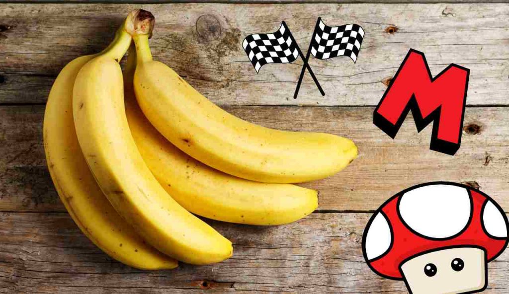 Sbuccia la banana alla Mario Kart: il dibattito social si infiamma I “E’ l’unico modo per gustarsi il frutto”