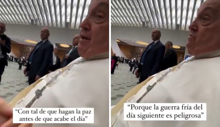 Papa Francesco dialogo con fedeli