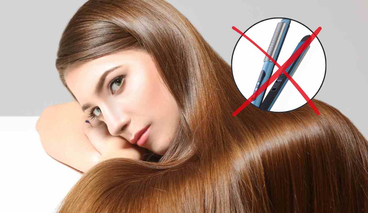 Lisciatura capelli senza piastra